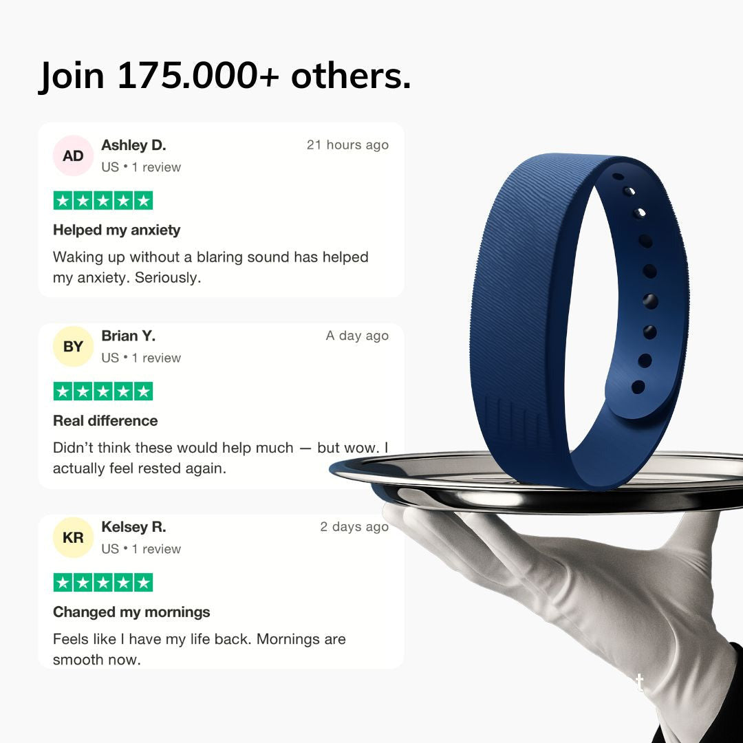 Vibrating Alarm Bracelet — Blue