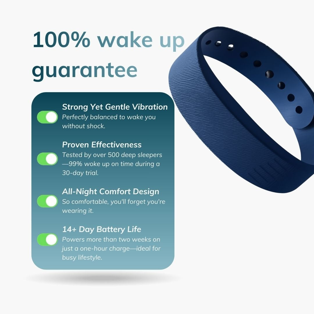 Vibrating Alarm Bracelet — Blue