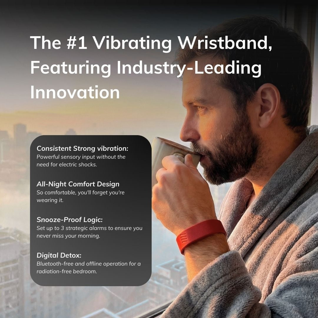 Vibrating Alarm Bracelet Pro — Red